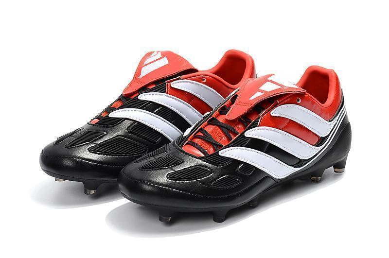 Adidas Predator Precision FG Soccer Cleats Black Red White