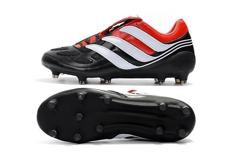 Adidas Predator Precision FG Soccer Cleats Black Red White