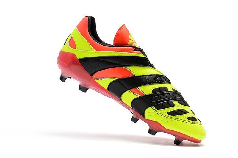 New Adidas Predator Accelerator FG Electricity Soccer Cleats Shoes Green Red Black