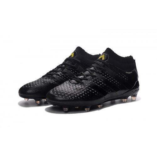 Adidas ACE 16.1 Primeknit FG/AG Soccer Cleats Core Black