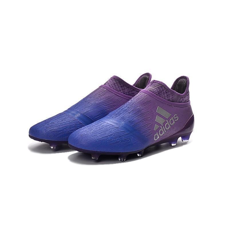 Adidas X 16+ Purechaos FG/AG Soccer Cleats Purple Blue