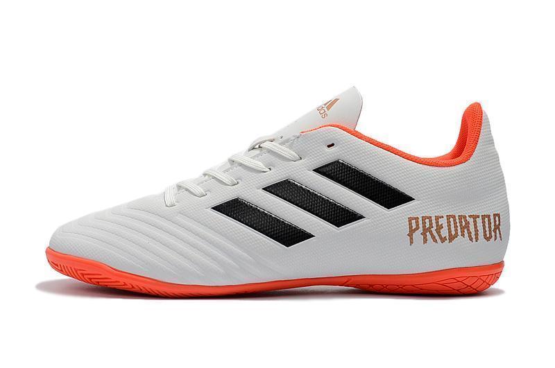 New Adidas Predator Tango 18.4 Soccer Cleats Shoes Gray Orange Black