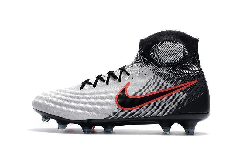 New Nike Magista obra II FG Soccer Cleats Shoes White Black Red