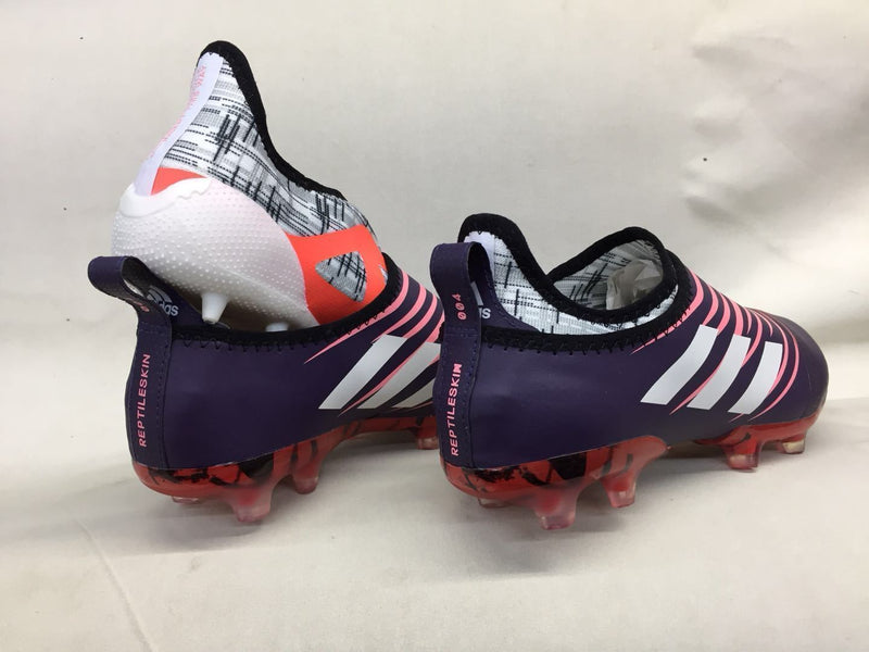 New Adidas Glitch Skin 17 FG Soccer Cleats Shoes Purple White Red Pink