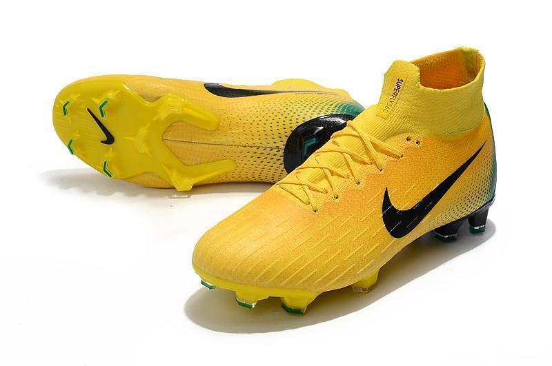 Nike Mercurial Superfly VI 360 Elite FG Soccer Cleats Yellow Green