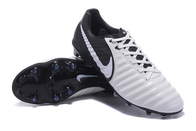 Nike Tiempo Legend VII FG Soccer Cleats White Black