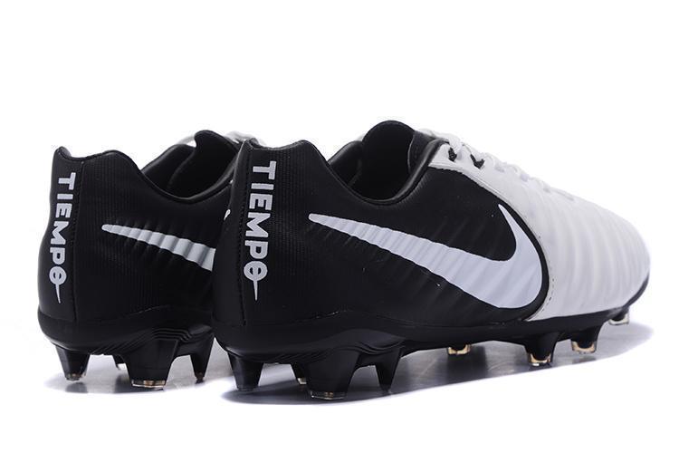 Nike Tiempo Legend VII FG Soccer Cleats White Black