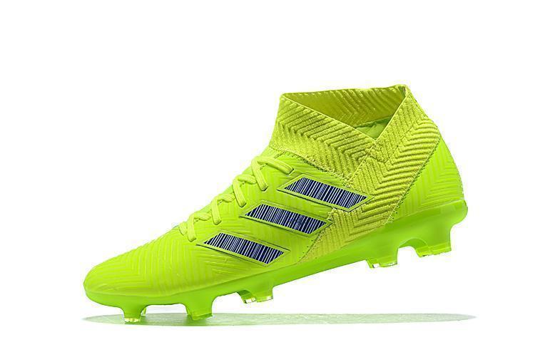 New Adidas Nemeziz 18.1 FG Soccer Cleats Shoes Green Blue