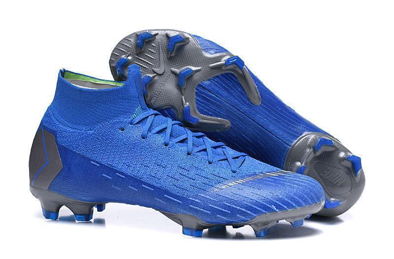 NIKE Mercurial Superfly VI 360 Elite FG Blue W Silver Nike