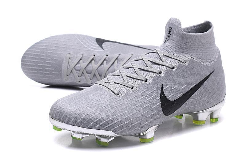 Nike Mercurial Superfly VI Elite FG Silver Black High Cut