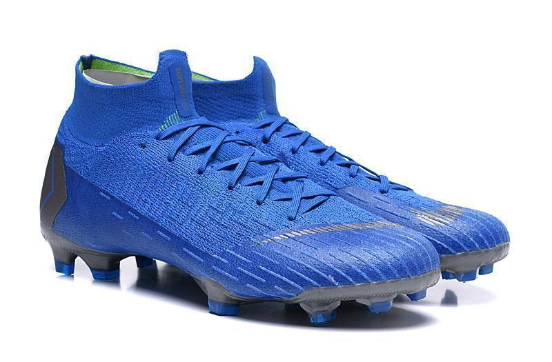 NIKE Mercurial Superfly VI 360 Elite FG Blue W Silver Nike