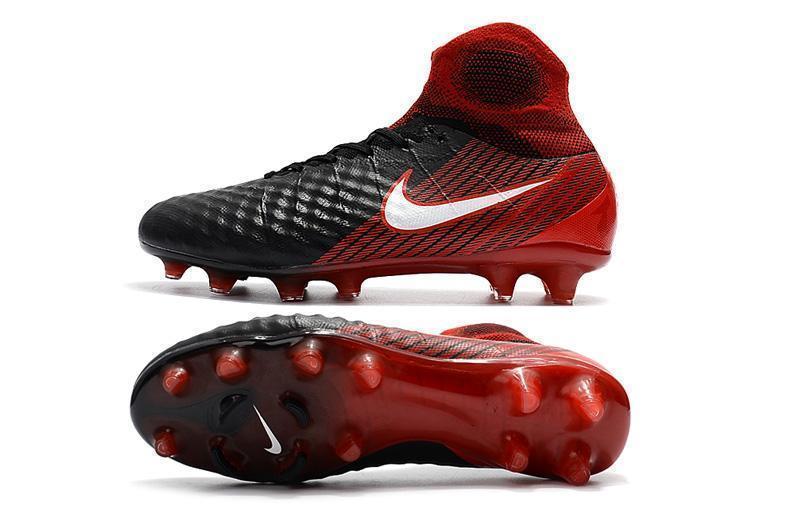 New Nike Magista Obra II Soccer Cleats Shoes Black Red White