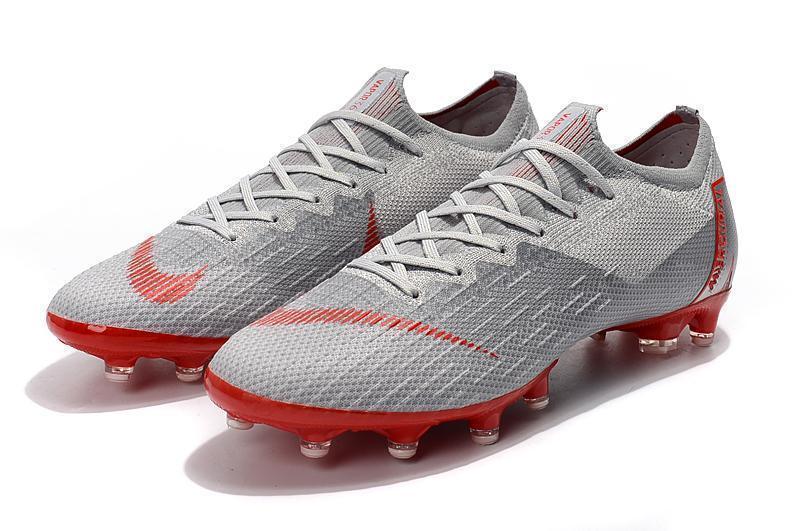 NIKE Mercurial Superfly VI 360 Elite AG High Low Silver Red