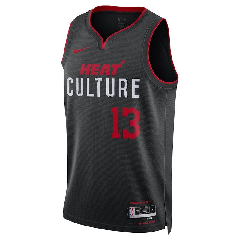 Bam Adebayo Miami Heat Unisex 23/24 NBA Jersey - Black - City Edition