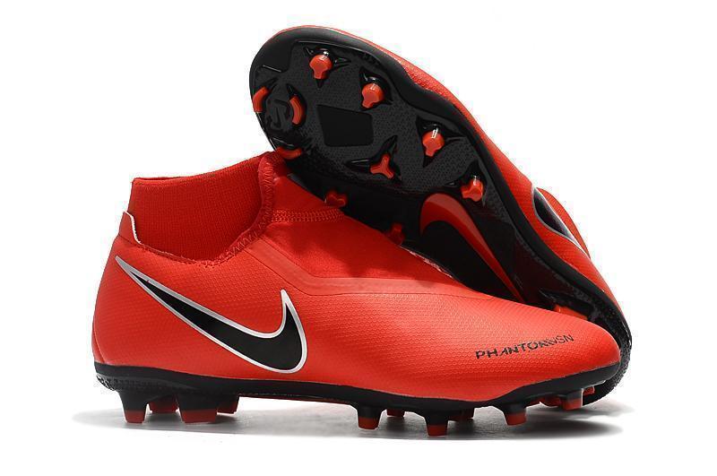 Nike Phantom Vision Elite DF FG Soccer Cleats Orange Black