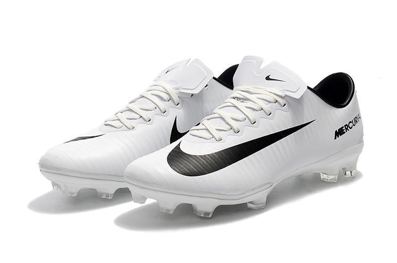 Nike Mercurial Vapor XI FG Soccer Cleats White Black