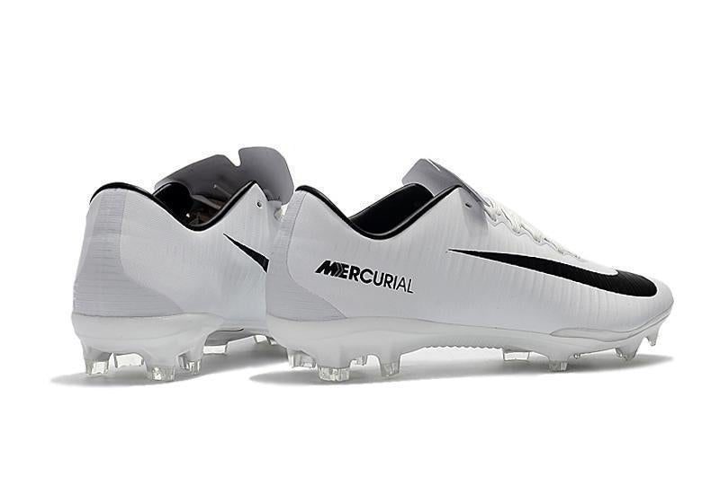 Nike Mercurial Vapor XI FG Soccer Cleats White Black