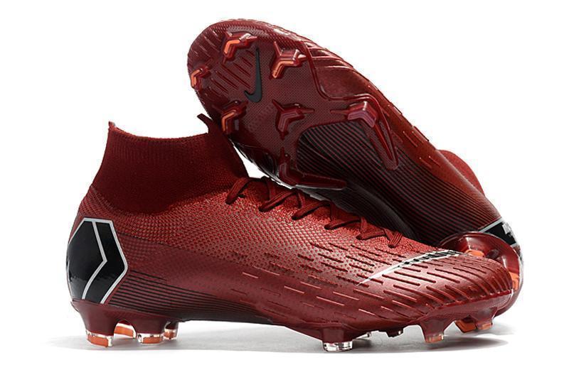 NIKE Mercurial Superfly VI 360 Elite Neymar FG Maroon High Cut