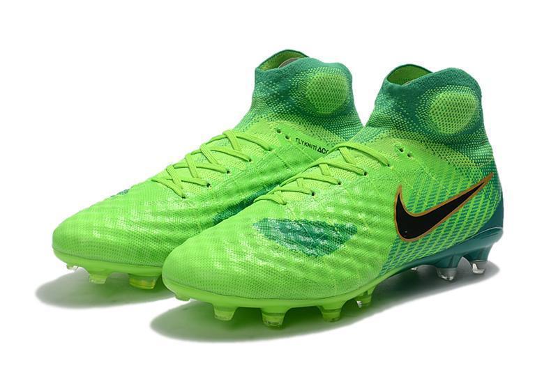 New Nike Magista Obra II FG Soccer Cleats Shoes Green Blue