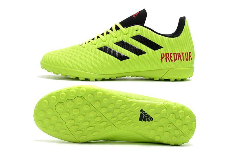 New Adidas Predator TF Soccer Cleats Shoes Green Black Orange