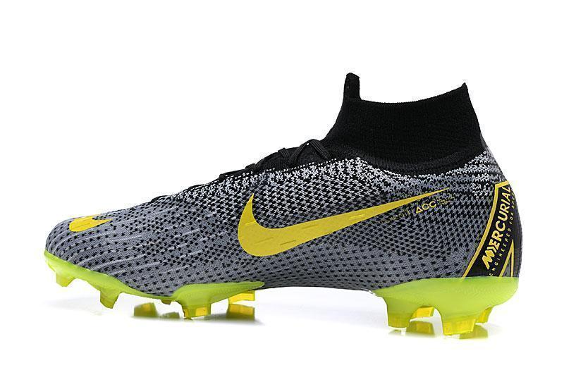 NIKE Mercurial Superfly VI 360 Elite FG Grey Yellow