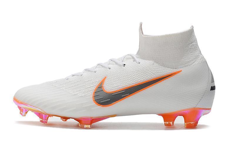 NIKE Mercurial Superfly VI 360 Elite FG White Orange