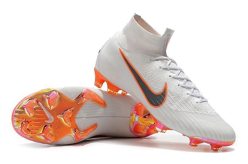 NIKE Mercurial Superfly VI 360 Elite FG White Orange