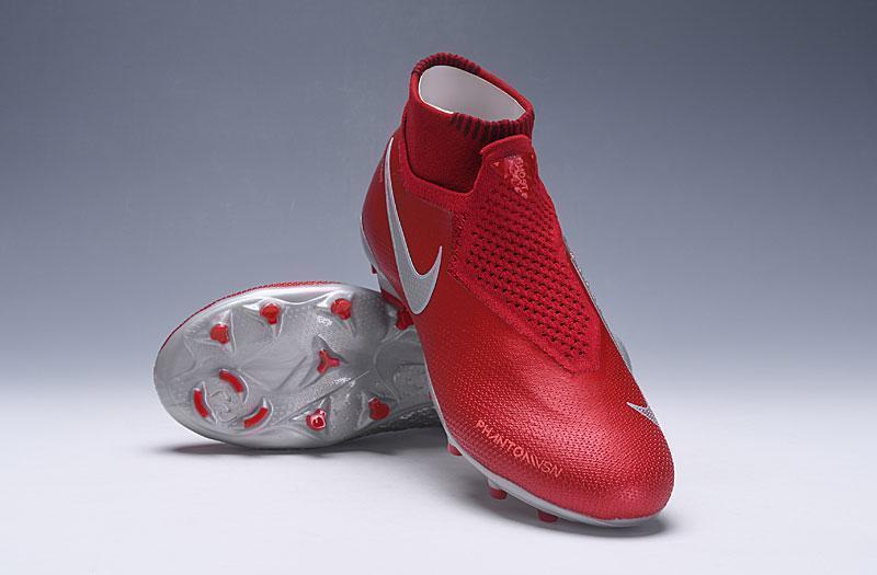 Nike Phantom Vision Elite DF FG Red Silver