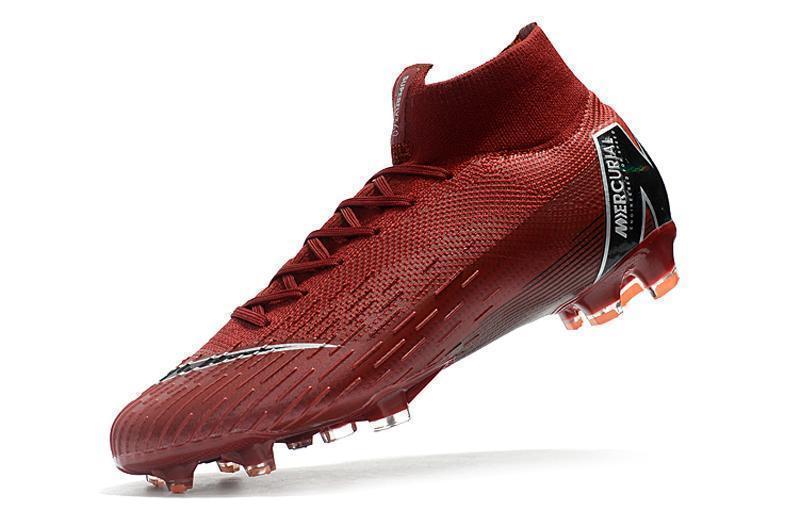 NIKE Mercurial Superfly VI 360 Elite Neymar FG Maroon High Cut