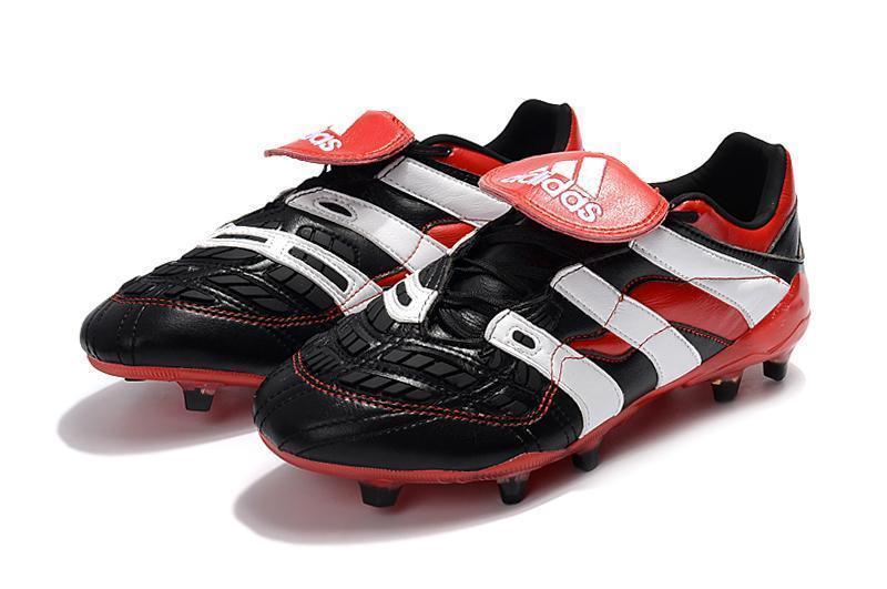 New Adidas Predator Accelerator FG Electricity Soccer Cleats Shoes Black Red White