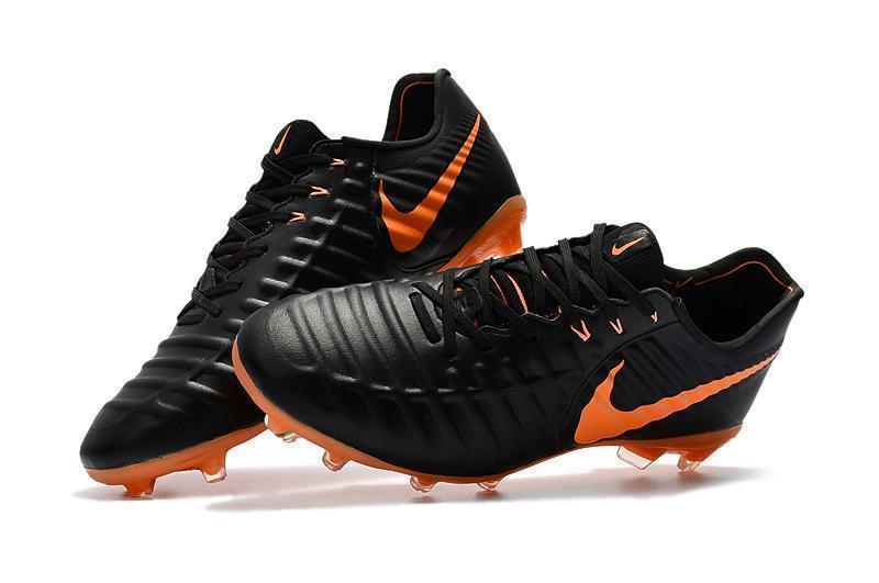 Nike Tiempo Legend VII FG Soccer Cleats Black Orange