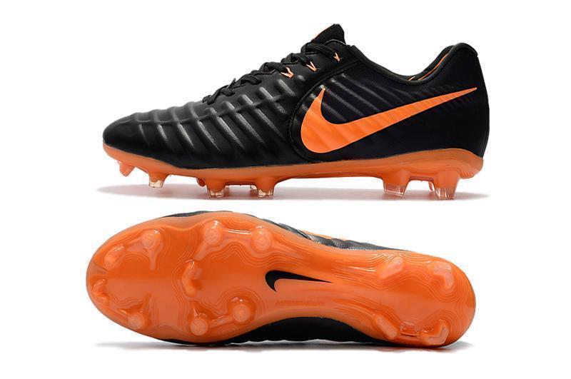 Nike Tiempo Legend VII FG Soccer Cleats Black Orange