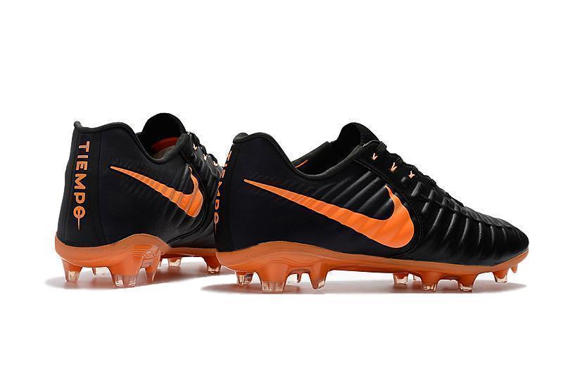 Nike Tiempo Legend VII FG Soccer Cleats Black Orange