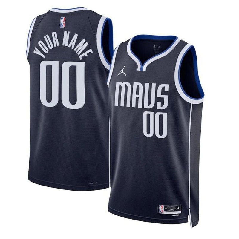 Dallas Mavericks Unisex 2023 NBA Jersey - Statement Edition - Navy