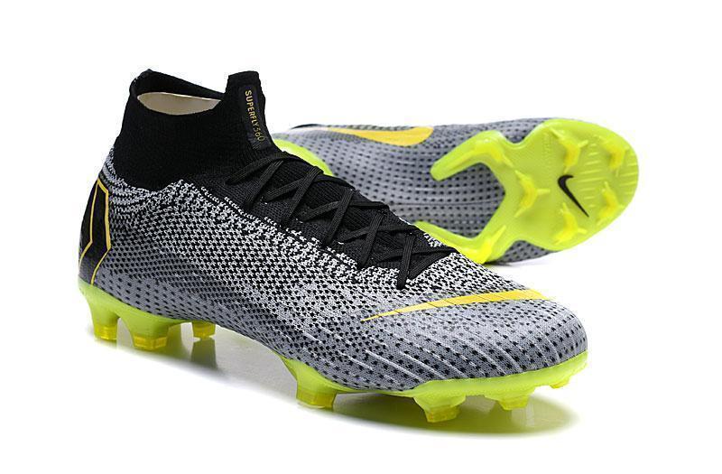 NIKE Mercurial Superfly VI 360 Elite FG Grey Yellow