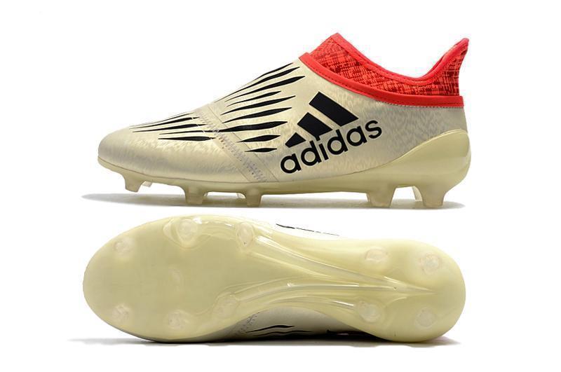 Adidas X 16+ Purechaos FG Soccer Cleats Solar White Red