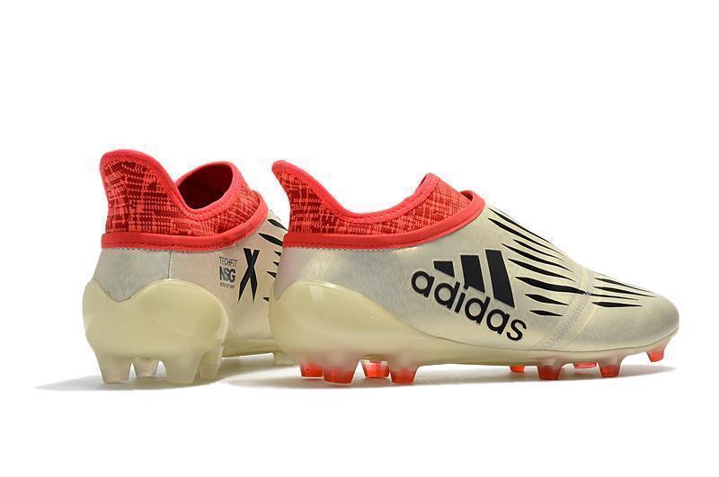 Adidas X 16+ Purechaos FG Soccer Cleats Solar White Red