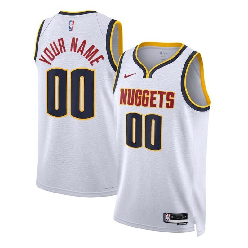 Denver Nuggets Unisex 2023 White NBA Jersey - Association Edition