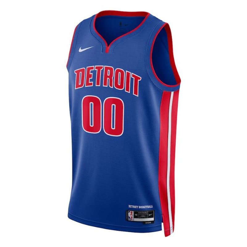 Detroit Pistons Unisex 2023 NBA Jersey Blue - Icon Edition