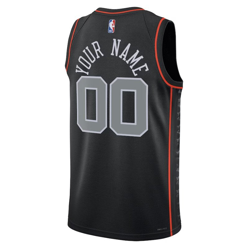 Detroit Pistons Unisex 23/24 NBA Jersey - Black - City Edition