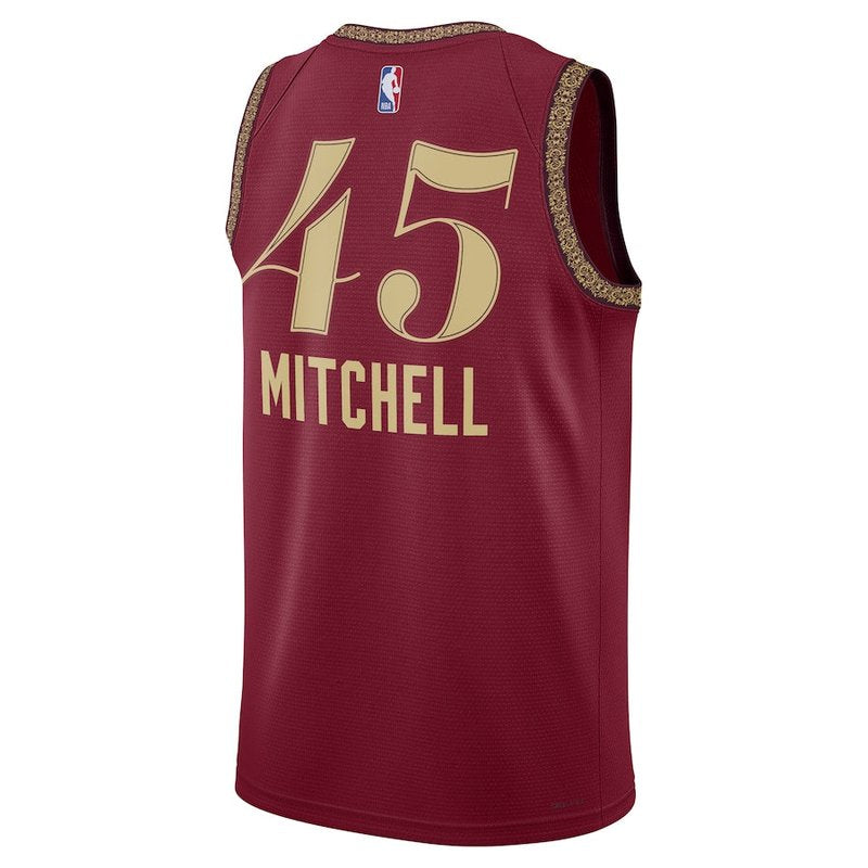 Donovan Mitchell Cleveland Cavaliers Unisex 23/24 NBA Jersey - Wine - City Edition