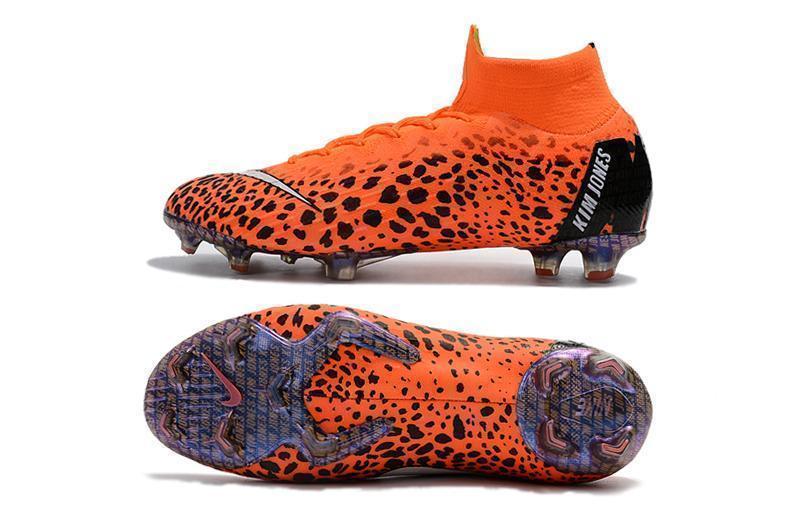 Nike Mercurial Superfly VI 360 x Kim Jones FG Soccer Cleats Orange