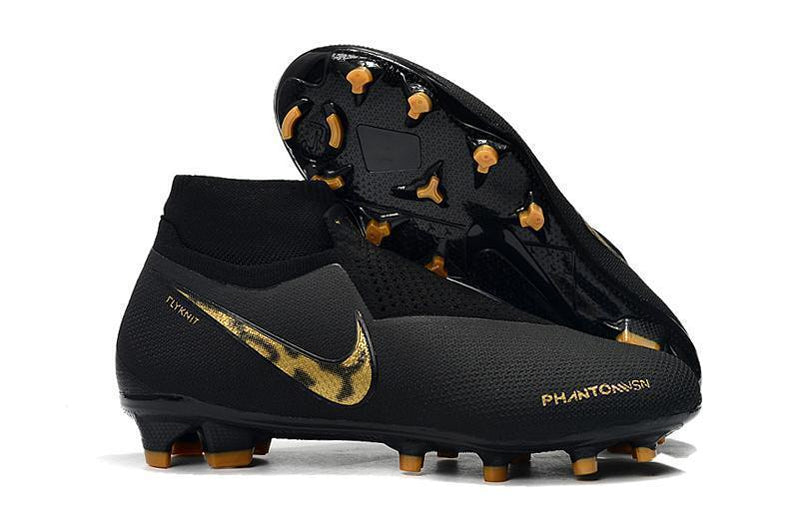 Nike Phantom Vision Elite DF FG Black Gold Ghost