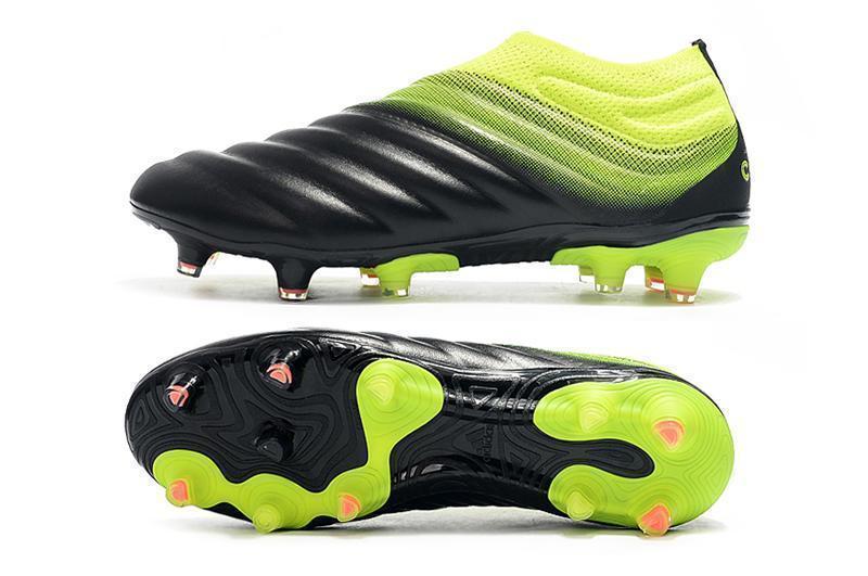 Adidas Copa 19+ FG Soccer Cleats Shoes Black Yellow Green