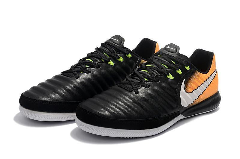 Nike TiempoX Finale IC Soccer Shoes CY0041 Black White Laser Orange