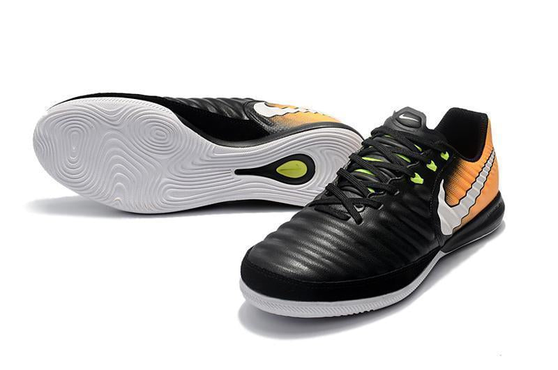 Nike TiempoX Finale IC Soccer Shoes CY0041 Black White Laser Orange