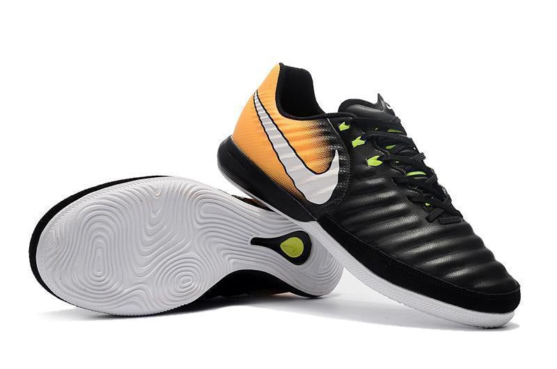 Nike TiempoX Finale IC Soccer Shoes CY0041 Black White Laser Orange