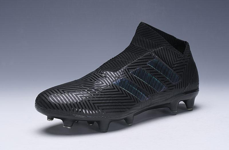 New Adidas Nemeziz 18 'Spectral Mode' Soccer Cleats Shoes All Black