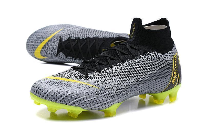 NIKE Mercurial Superfly VI 360 Elite FG Grey Yellow