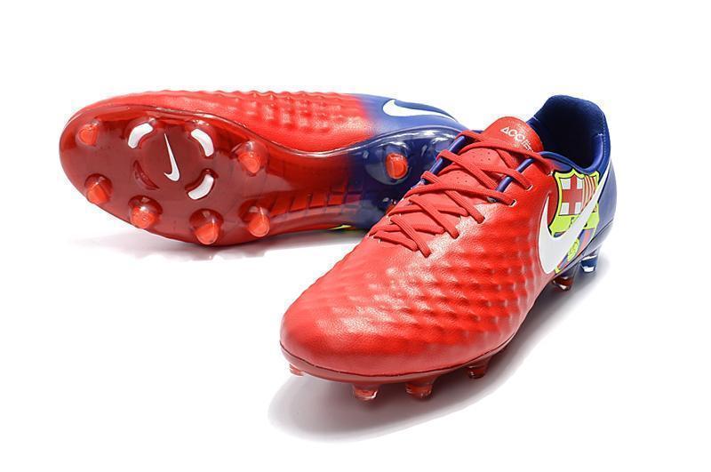 New Nike Magista Obra II FG Soccer Cleats Shoes Red Blue Barcelona